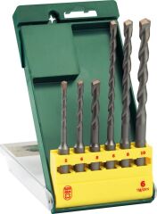 Bosch - SDS-Plus Kırıcı Delici Matkap Ucu Seti 6 Parça (5/6/8x110mm 6/8/10x160mm)