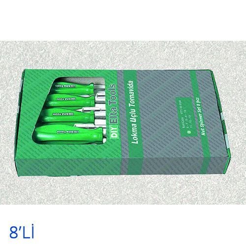 Elta Lokma Uçlu Tornavida Tk. 8'Li