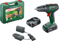 Bosch UniversalDrill 18 Çift Akülü Delme Vidalama Makinesi (2 x 1,5Ah)