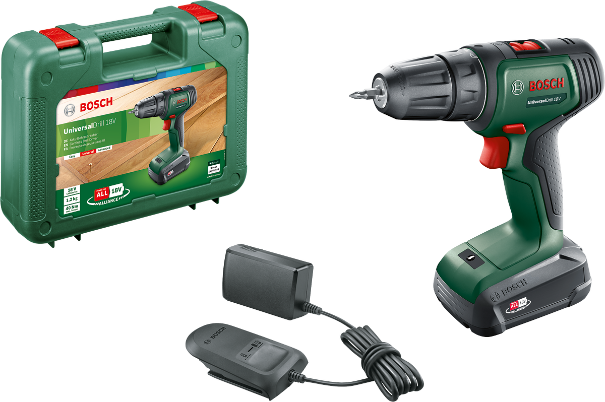 Bosch Bosch Universaldrill 18 (1x 1,5ah) Tek Akülü