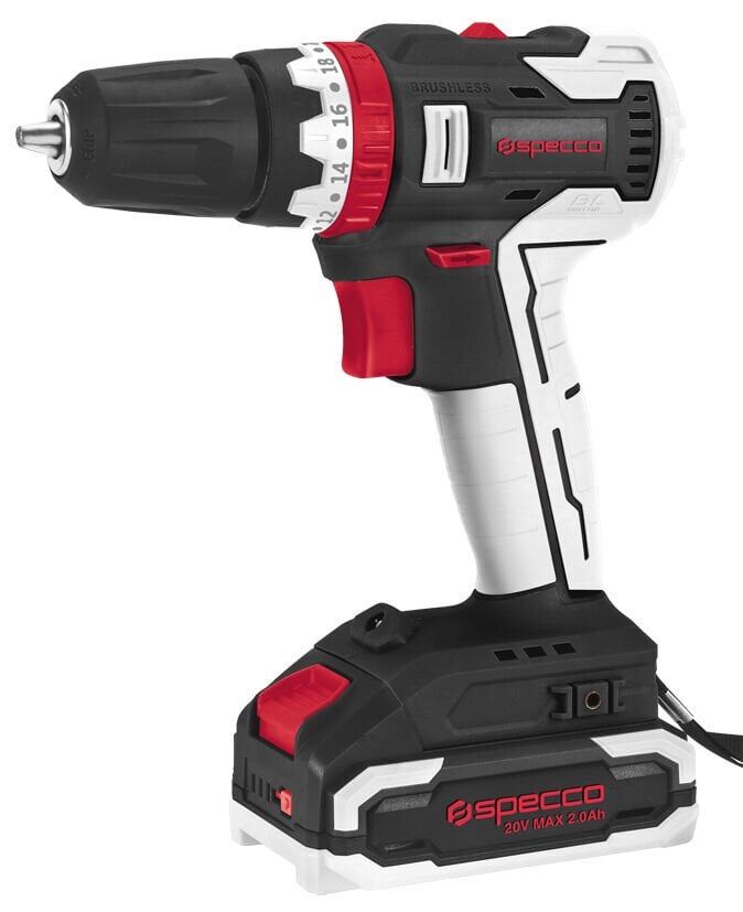 Specco 20V Akülü Darbeli Matkap 38 Nm (2.0Ah Çift Akü Seti)