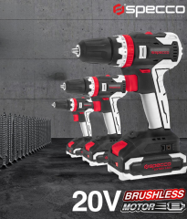 Specco Prof. Akülü Darbeli Matkap 20V 4.0Ah Akü