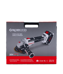 Specco 20V Akülü Avuç Taşlama 125 mm (4.0Ah Çift Akü Seti)