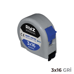 AYZ 3X16 Gri Şerit Metre