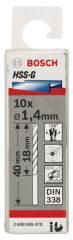 Bosch - HSS-G Metal Matkap Ucu 1,4*40 mm 10'lu Paket