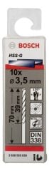 Bosch - HSS-G Metal Matkap Ucu 3,5*70 mm 10'lu Paket