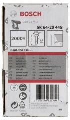Bosch - Başsız Çivi 20ᵒ 44 mm Galvanizli 2000li