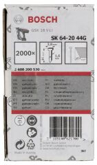 Bosch - Başsız Çivi 20ᵒ 44 mm Galvanizli 2000li