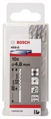 Bosch - HSS-G Metal Matkap Ucu 4,8*86 mm 10'lu Paket