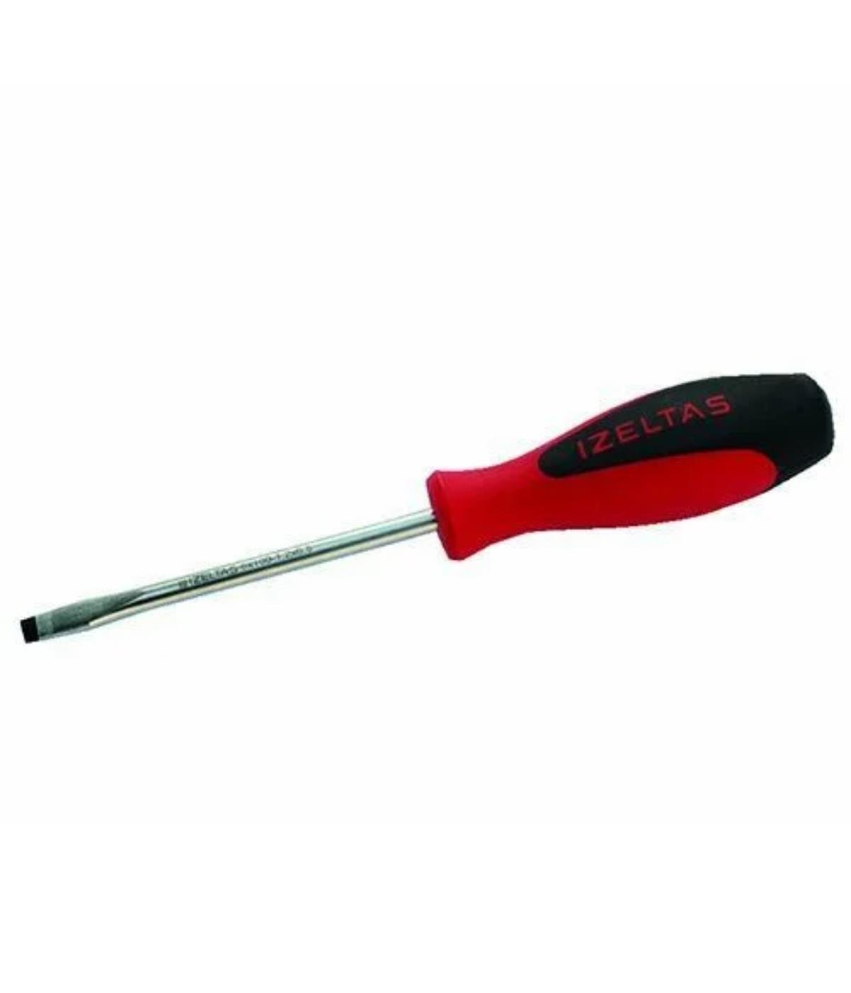 İzeltaş Ergonomik Düz Tornavida 6X100