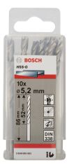 Bosch - HSS-G Metal Matkap Ucu 5,2*86 mm 10'lu Paket