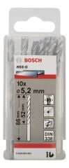 Bosch - HSS-G Metal Matkap Ucu 5,2*86 mm 10'lu Paket