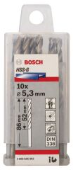Bosch - HSS-G Metal Matkap Ucu 5,3*86 mm 10'lu Paket