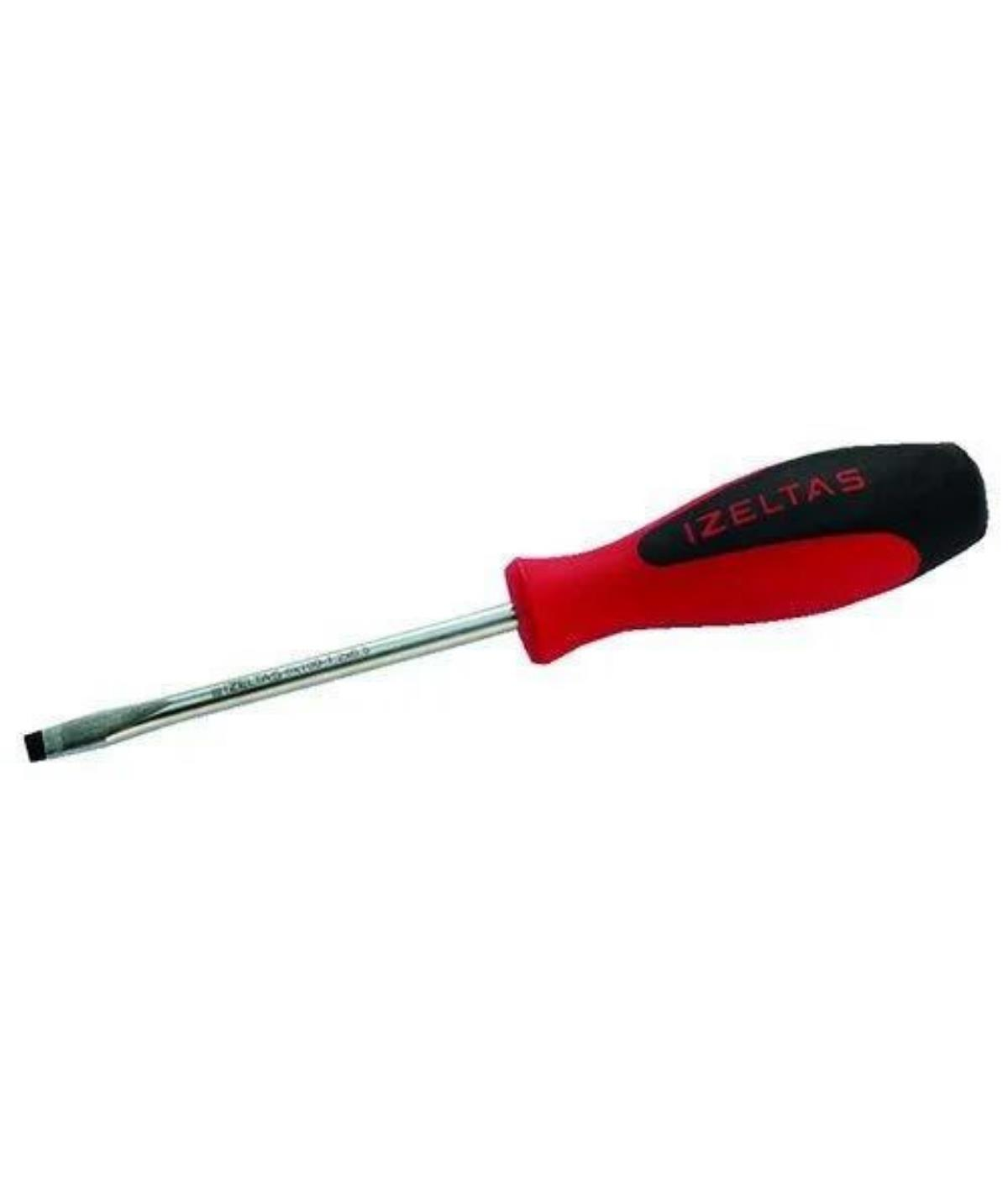 İzeltaş Ergonomik Düz Tornavida 8X175