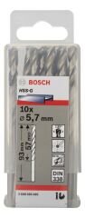 Bosch - HSS-G Metal Matkap Ucu 5,7*93 mm 10'lu Paket