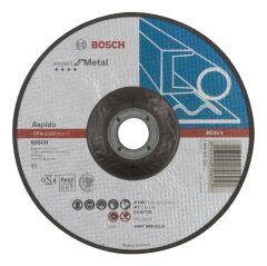 Bosch - 180*1,6mm Expert Serisi Bombeli Metal Kesme Diski (Taş) - Rapido