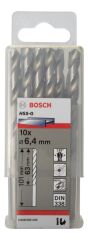 Bosch - HSS-G Metal Matkap Ucu 6,4*101 mm 10'lu Paket