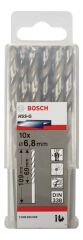 Bosch - HSS-G Metal Matkap Ucu 6,8*109 mm 10'lu Paket