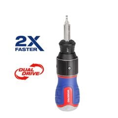 WORKPRO WP221071 6-IN-1 Profesyonel CR-V Cırcırlı Manyetik Topaç Tornavida Seti