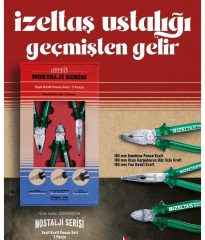 İzeltaş Yeşil Kraft Pense Seti 3'lü