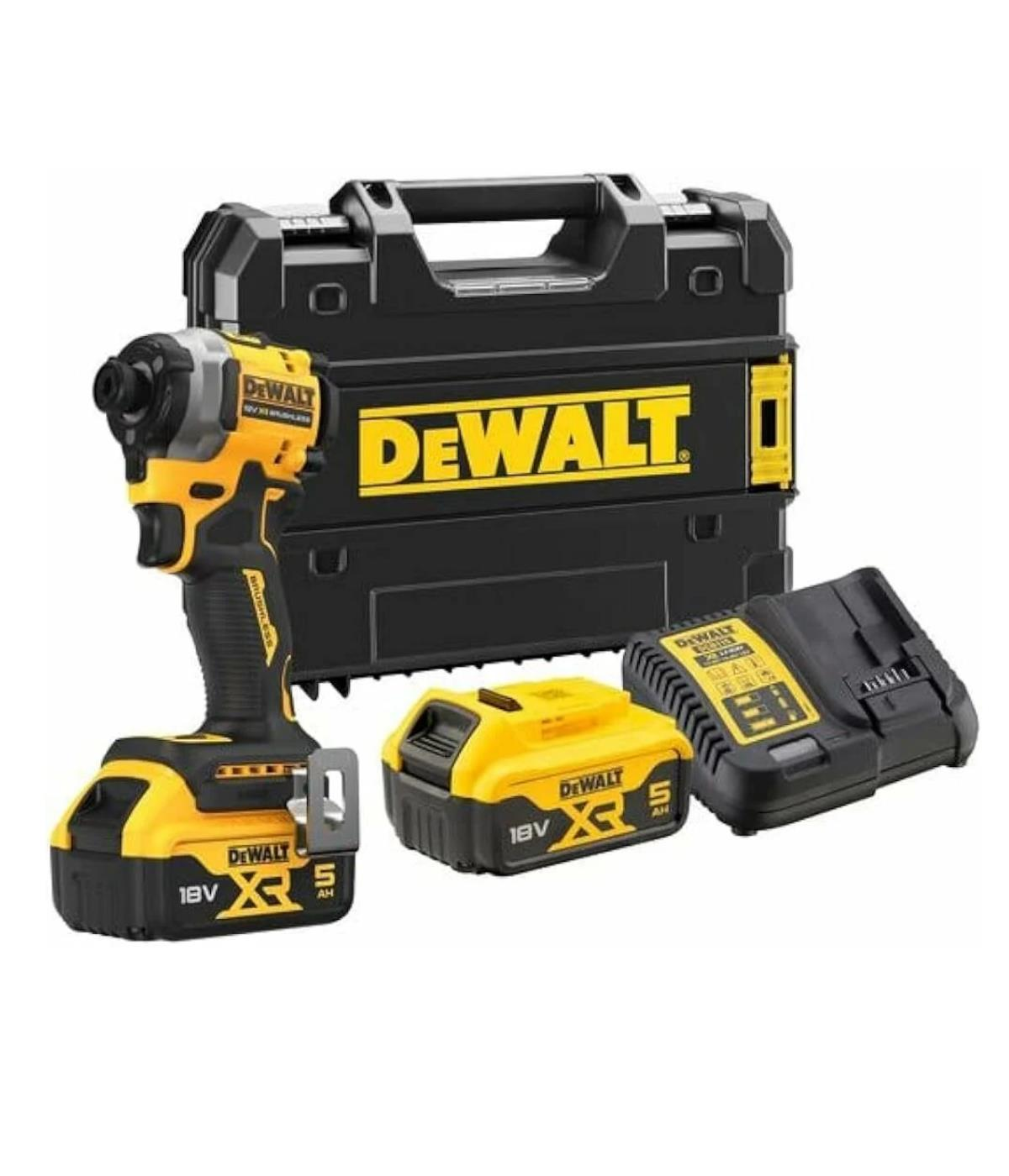 Dewalt Dcf850p2t 18v 5.0ah Li-ion Kömürsüz Çift Akülü Darbeli Tornavida