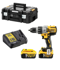 Dewalt 18V 5.0 Ah Li-ion Çift Akülü Kömürsüz Profesyonel Darbeli Matkap DCD996P2-QW