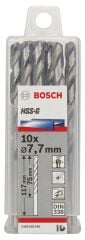 Bosch - HSS-G Metal Matkap Ucu 7,7*117 mm 10'lu Paket