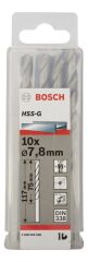 Bosch - HSS-G Metal Matkap Ucu 7,8*117 mm 10'lu Paket