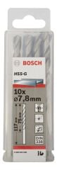 Bosch - HSS-G Metal Matkap Ucu 7,8*117 mm 10'lu Paket