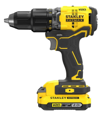 Stanley 18V 2.0Ah V20 Li-Ion Çift Akülü Kömürsüz Darbeli Matkap SBD715D2K-TR