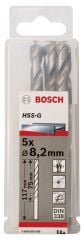 Bosch - HSS-G Metal Matkap Ucu 8,2*117 mm 5'li Paket