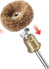 DREMEL® EZ SpeedClic: Boya Aşındırıcı Cilalar 180 ve 280 kumlu (511S)