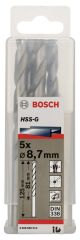 Bosch - HSS-G Metal Matkap Ucu 8,7*125 mm 5'li Paket