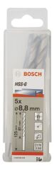 Bosch - HSS-G Metal Matkap Ucu 8,8*125 mm 5'li Paket
