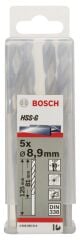 Bosch - HSS-G Metal Matkap Ucu 8,9*125 mm 5'li Paket