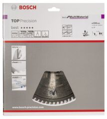 Bosch - Best Serisi Hassas Kesim Çoklu Malzeme için Daire Testere Bıçağı 216*30 mm 64 Diş