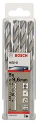 Bosch - HSS-G Metal Matkap Ucu 9,6*133 mm 5'li Paket