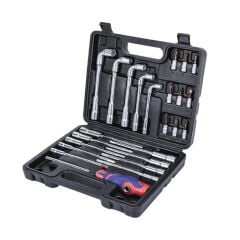 WORKPRO WP204003 26 Parça Cr-V Profesyonel Motosiklet Tamir Alet Seti