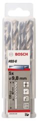 Bosch - HSS-G Metal Matkap Ucu 9,8*133 mm 5'li Paket