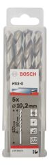 Bosch - HSS-G Metal Matkap Ucu 10,2*133 mm 5'li Paket