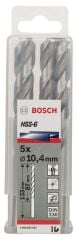 Bosch - HSS-G Metal Matkap Ucu 10,4*133 mm 5'li Paket