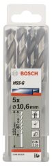 Bosch - HSS-G Metal Matkap Ucu 10,6*133 mm 5'li Paket