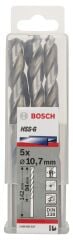 Bosch - HSS-G Metal Matkap Ucu 10,7*142 mm 5'li Paket