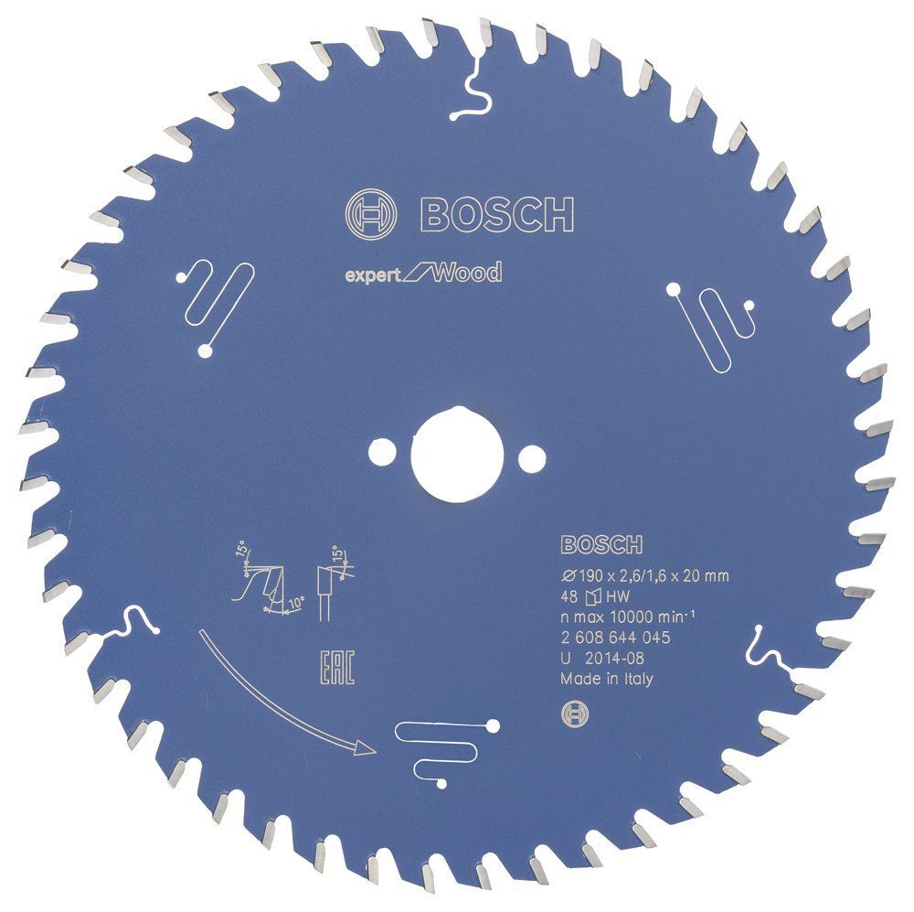 Bosch - Expert Serisi Ahşap için Daire Testere Bıçağı 190*20 mm 48 Diş