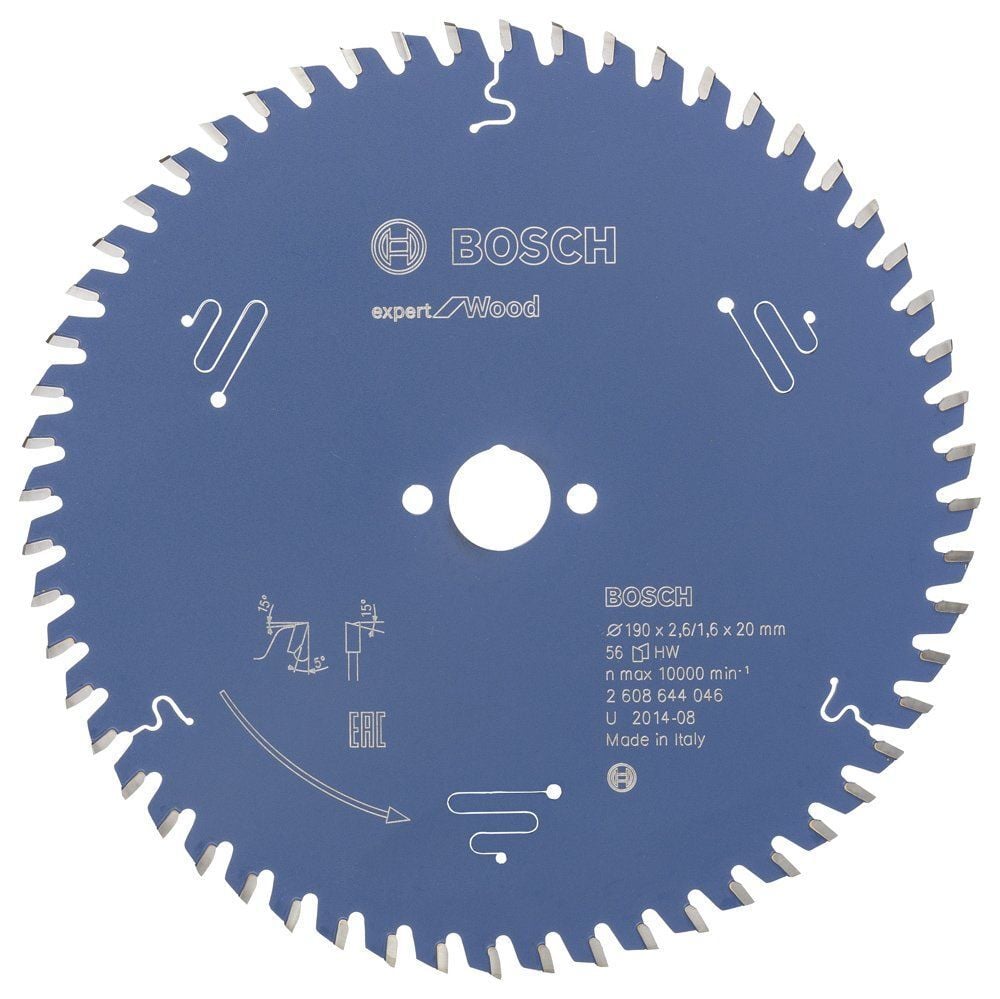Bosch - Expert Serisi Ahşap için Daire Testere Bıçağı 190*20 mm 56 Diş