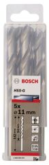 Bosch - HSS-G Metal Matkap Ucu 11*142 mm 5'li Paket