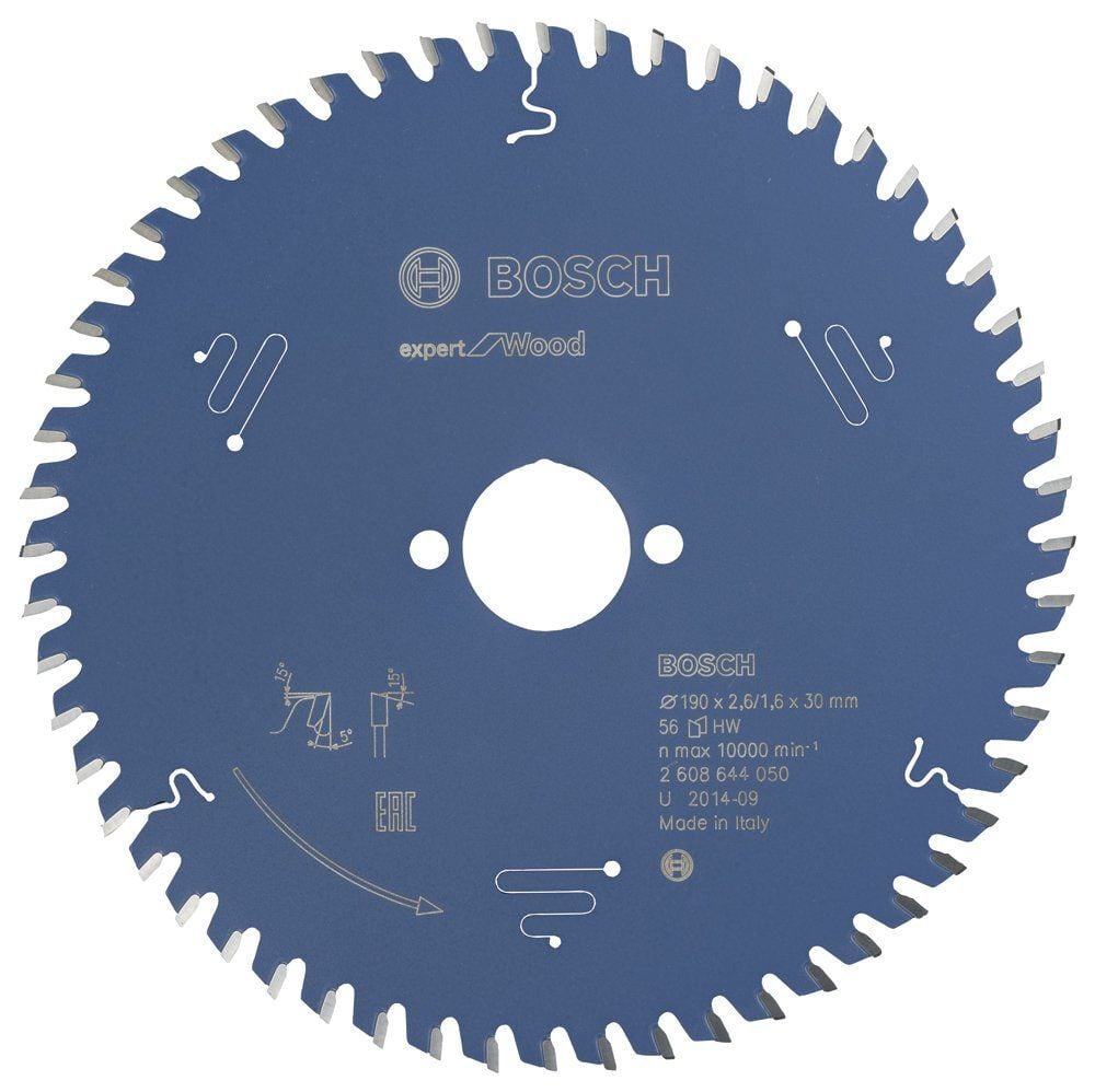 Bosch - Expert Serisi Ahşap için Daire Testere Bıçağı 190*30 mm 56 Diş