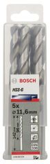 Bosch - HSS-G Metal Matkap Ucu 11,6*142 mm 5'li Paket