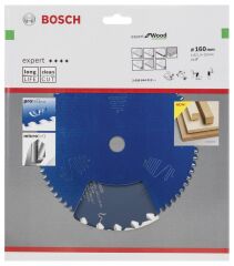 Bosch - Expert Serisi Ahşap için Daire Testere Bıçağı 160*20 mm 24 Diş