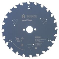Bosch - Expert Serisi Ahşap için Daire Testere Bıçağı 165*20 mm 24 Diş